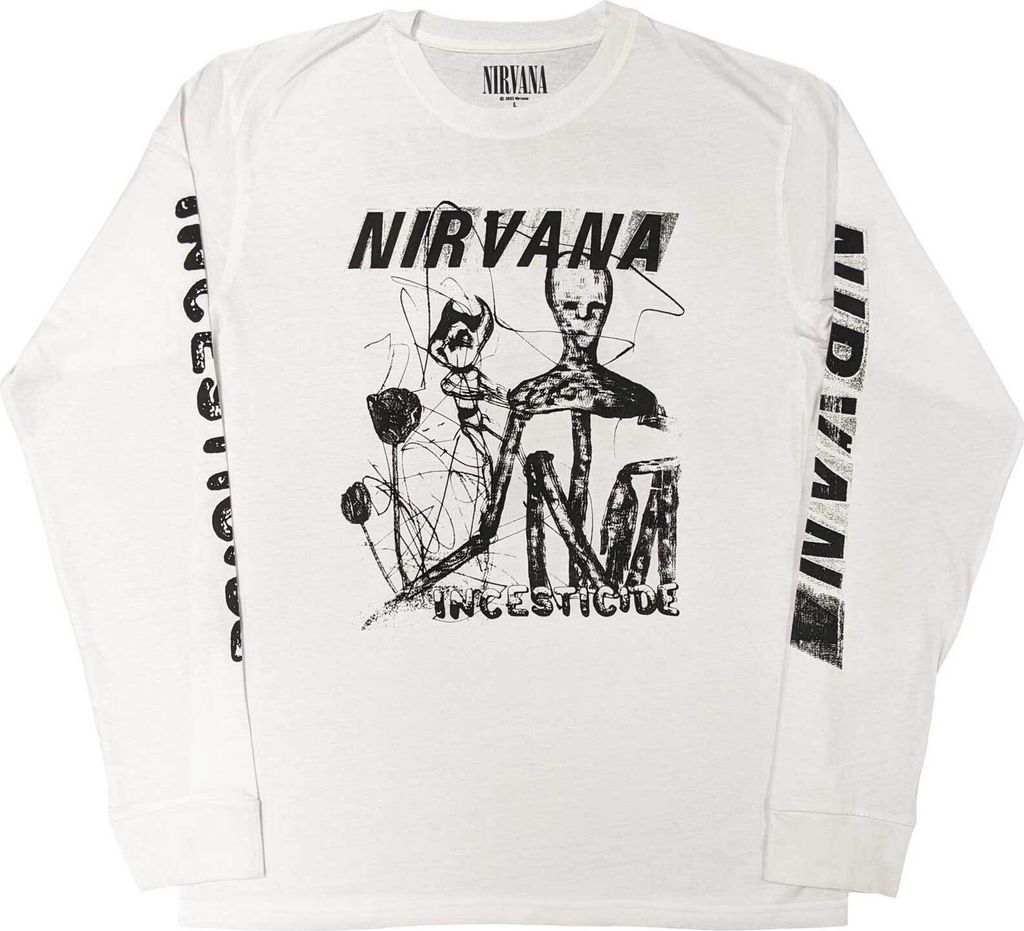 Nirvana - "Incesticide" T-Shirt für Herren/Damen Uni  Produktbild 