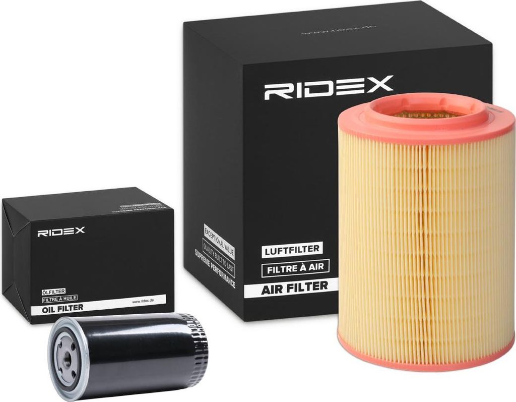 RIDEX Filterset Inspektionspaket Filtersatz für VW Transporter IV Bus (70B, 70C, 7DB, 7DK, 70J, 70K, 7DC, 7DJ) Transporter IV Kastenwagen für AUDI