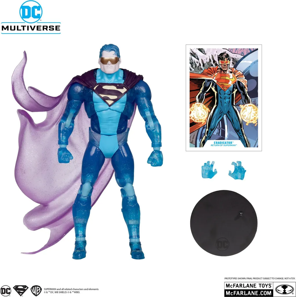 Figurine DC Multiverse Eradicator Édition Platine 18cm McFarlane Toys