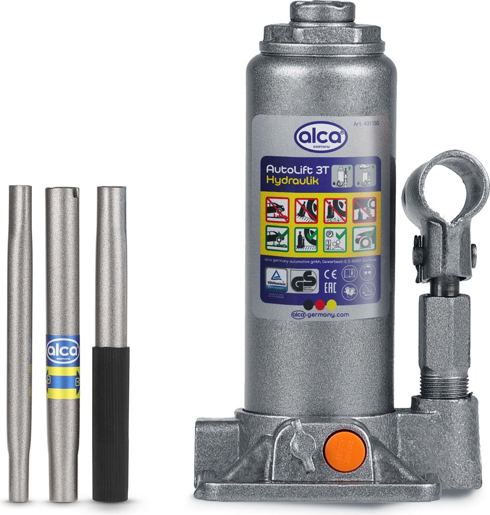 alca® Hydraulischer Wagenheber 3t I Stempelheber & Produktbild 