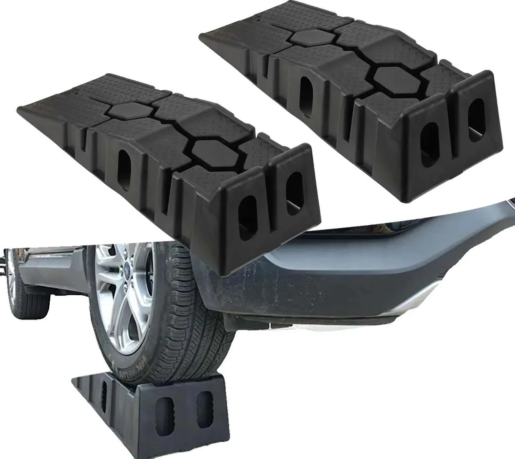 Rampes de Levage pour Vidange et Entretien Auto 3 Tonnes 90x33x22cm Noir