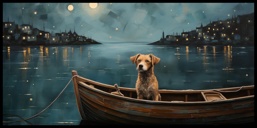 Plakat 91,3x44,5cm Abenteuer um Mitternacht