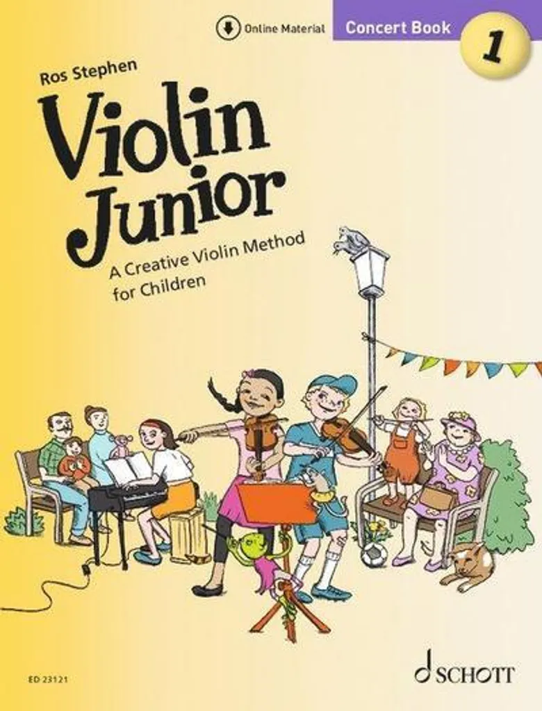 Livre de partitions Violon Junior Concert Book 1 pour jeunes débutants
