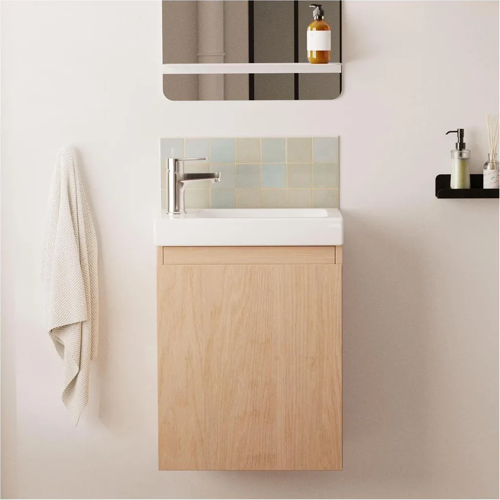 Lavamani LISA 41 cm con Mobiletto - Soluzione Bagno Economica