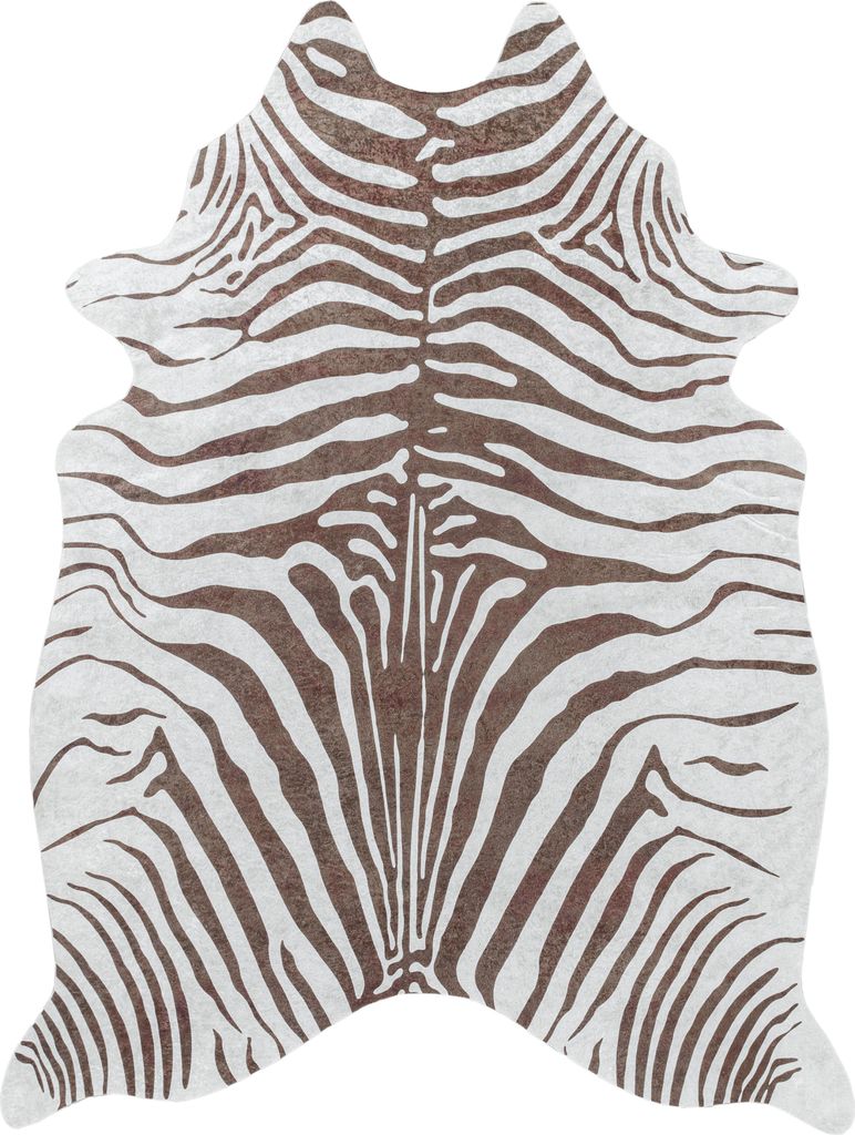Etosha Zèbre antidérapant tapis tissé à plat rectangle Image du produit 