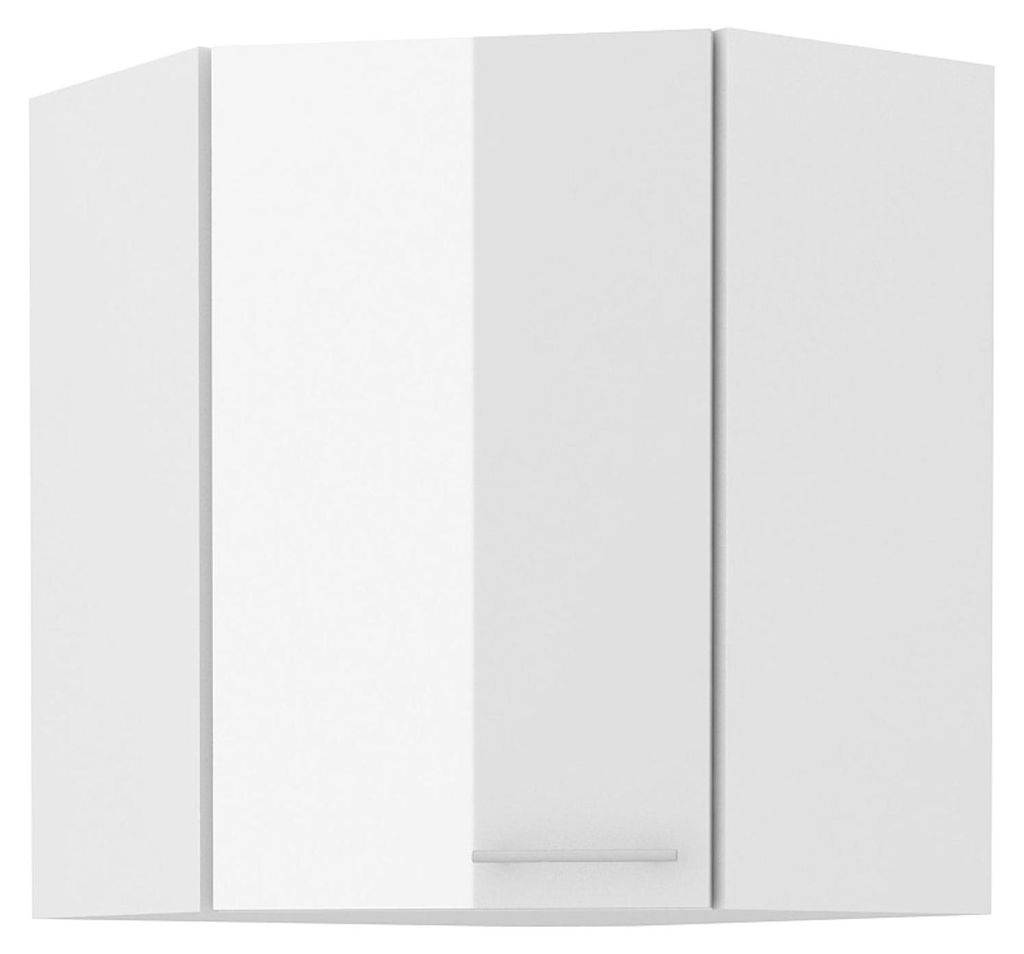 Eckhängeschrank 60x60 Lara Weiß Hochglanz Küchenzeile Produktbild 