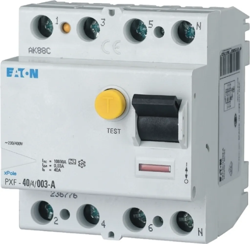 Disjoncteur Différentiel Eaton PXF Type A 40A 300mA - Réf 236778