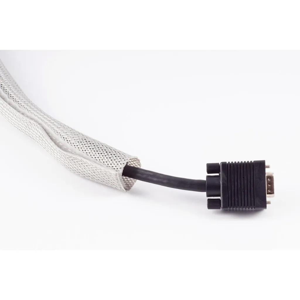 Passage de Câble de Sol shiverpeaks BS35092-2GR Flexible et Gris