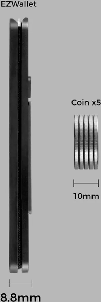 Porte-Carte Magnétique pour iPhone - Support Vidéo Intégré Noir Edizard - 7