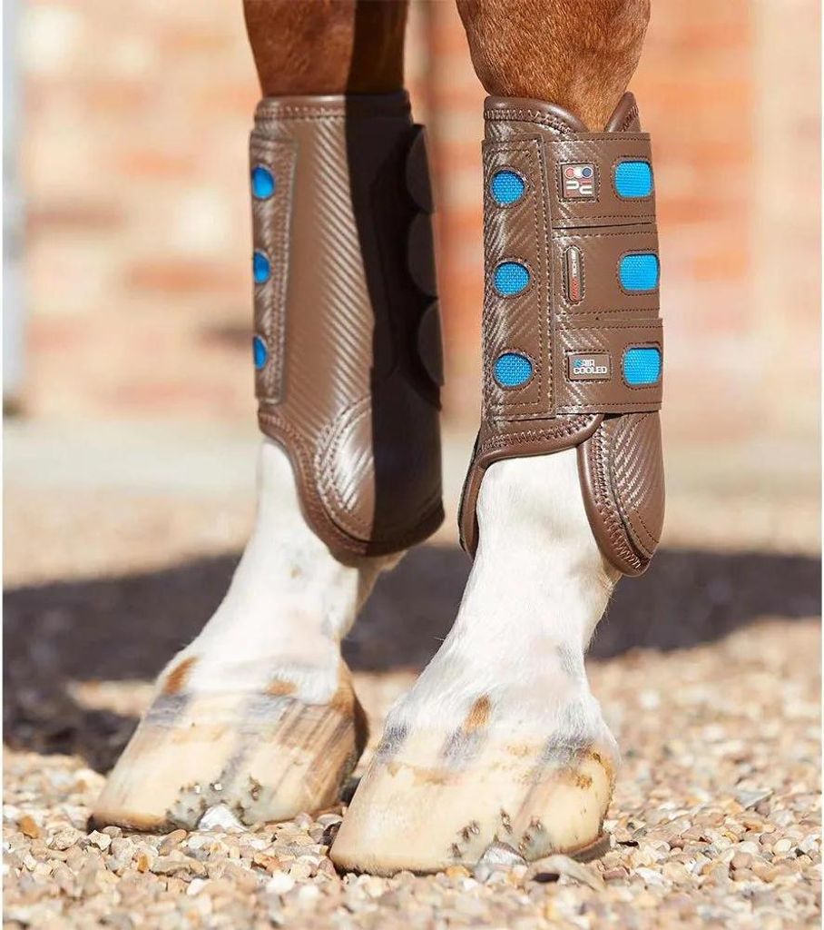 Premier Equine Carbon Tech Air Cooled Eventing Sehnenstiefel Braun Hind L Braun Hind L