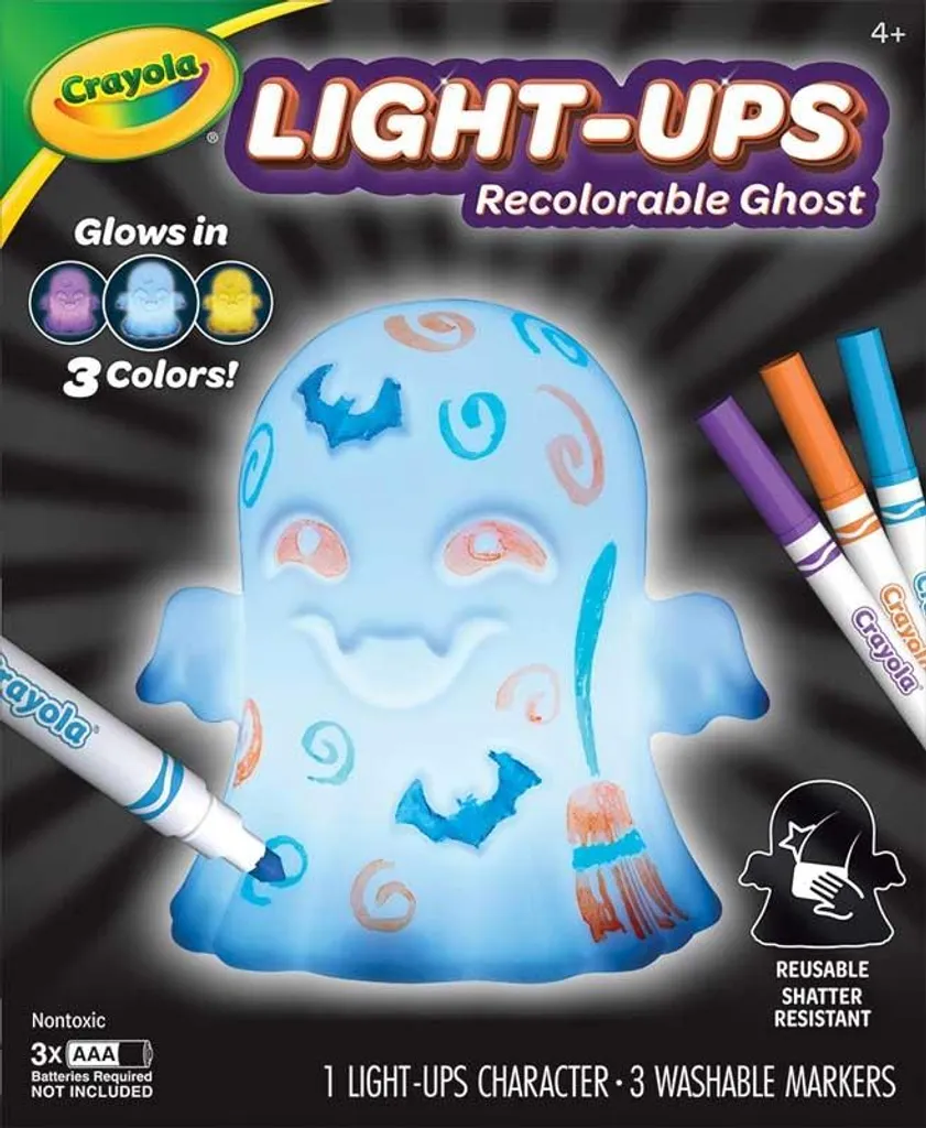 Crayola Light Ups Ghost Fantôme Lumineux à Colorier pour Halloween