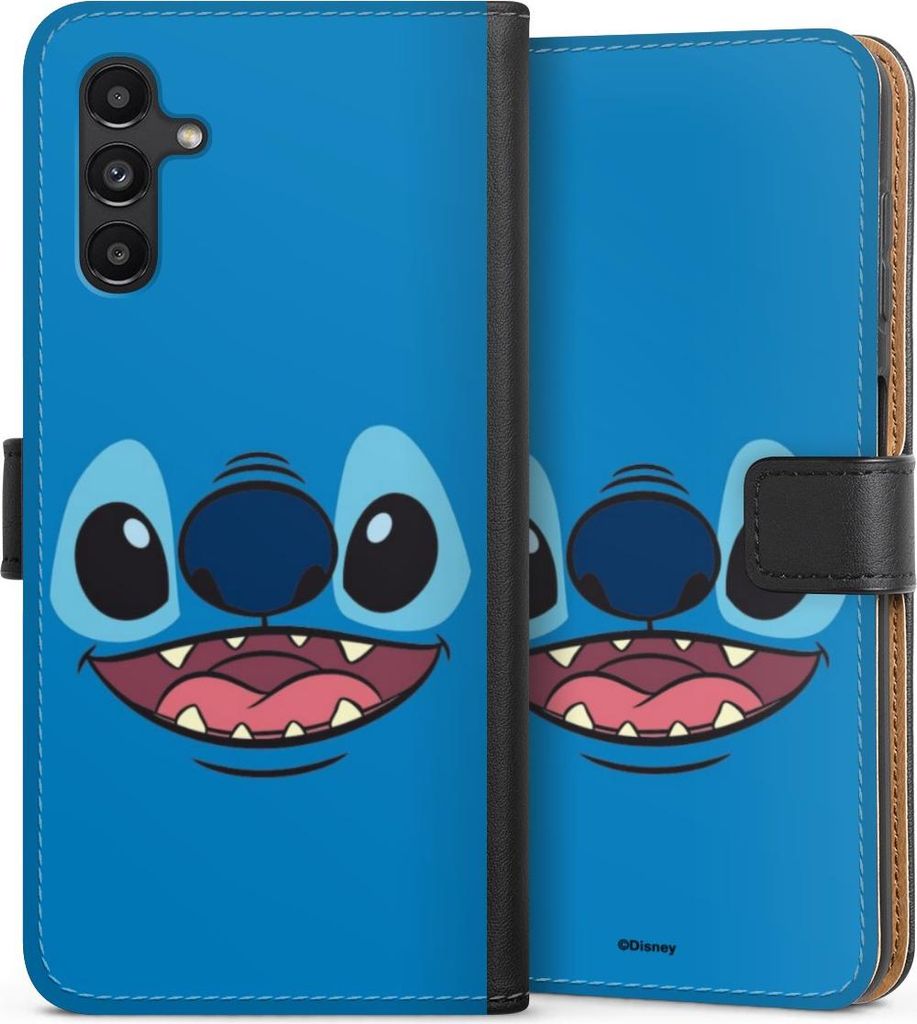 DeinDesign Klapphülle für Samsung Galaxy A04s Handytasche Lederhülle Tasche Disney Offizielles Lizenzprodukt Lilo & Stitch