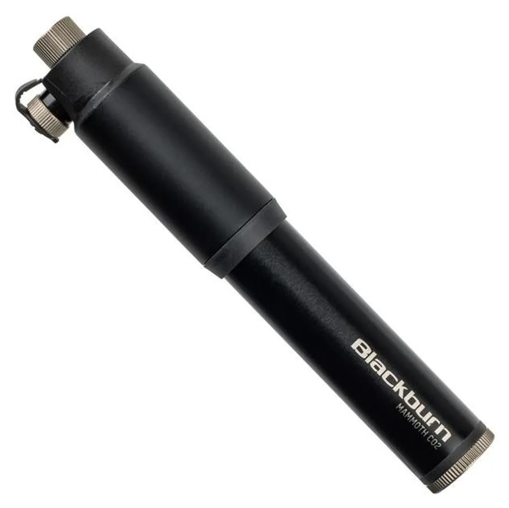Mini-pompe CO2 Blackburn Mammoth Noire : Ne Perdez Plus de Temps en VTT