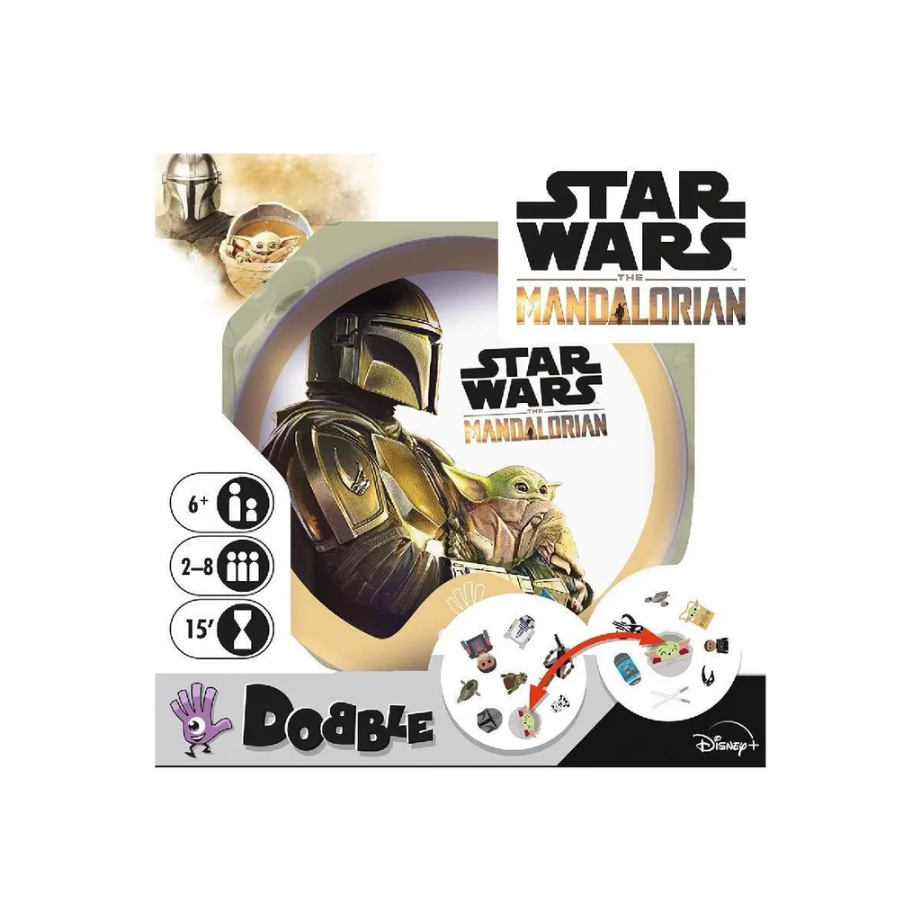 Jeu Dobble Star Wars Le Mandalorien Idéal pour Voyages et Soirées Amis