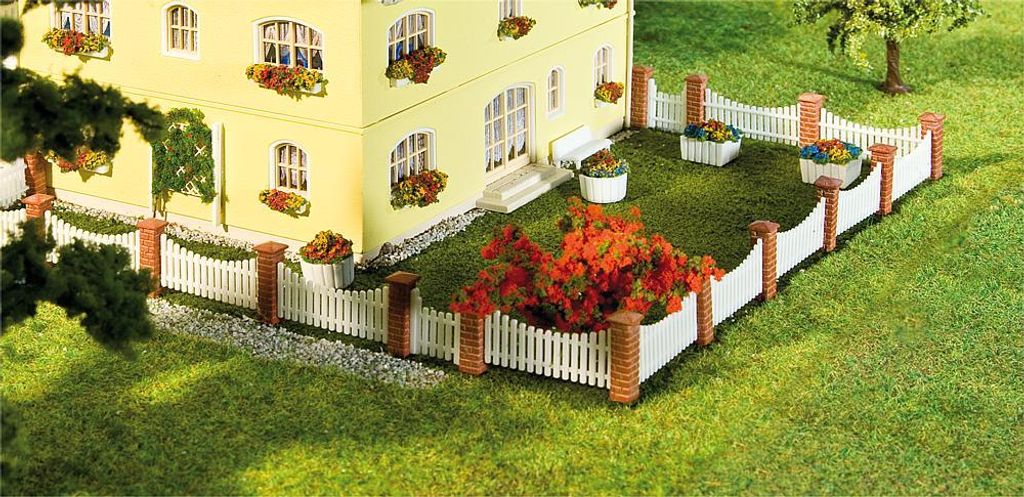 Faller 180429 - 1/87 / H0 Vorgartenzaun - Neu