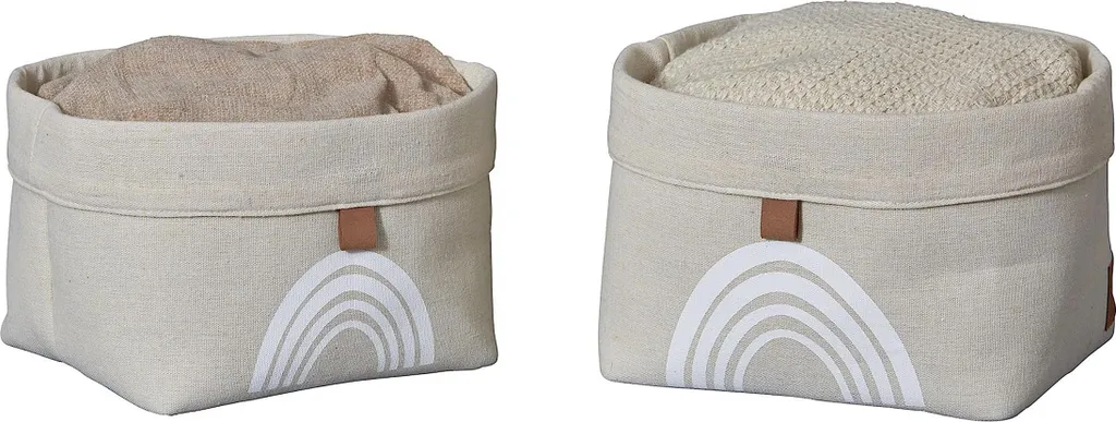 Paniers de rangement beiges : fini le désordre dans la chambre d'enfant