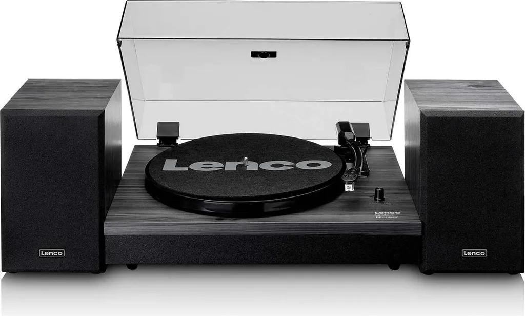 Lenco LS-300 Platine Vinyle Bluetooth avec Haut-Parleurs Externes - Noir