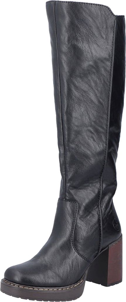 Rieker Damen Stiefel Langschaft Blockabsatz Plateau Y4190, Produktbild 
