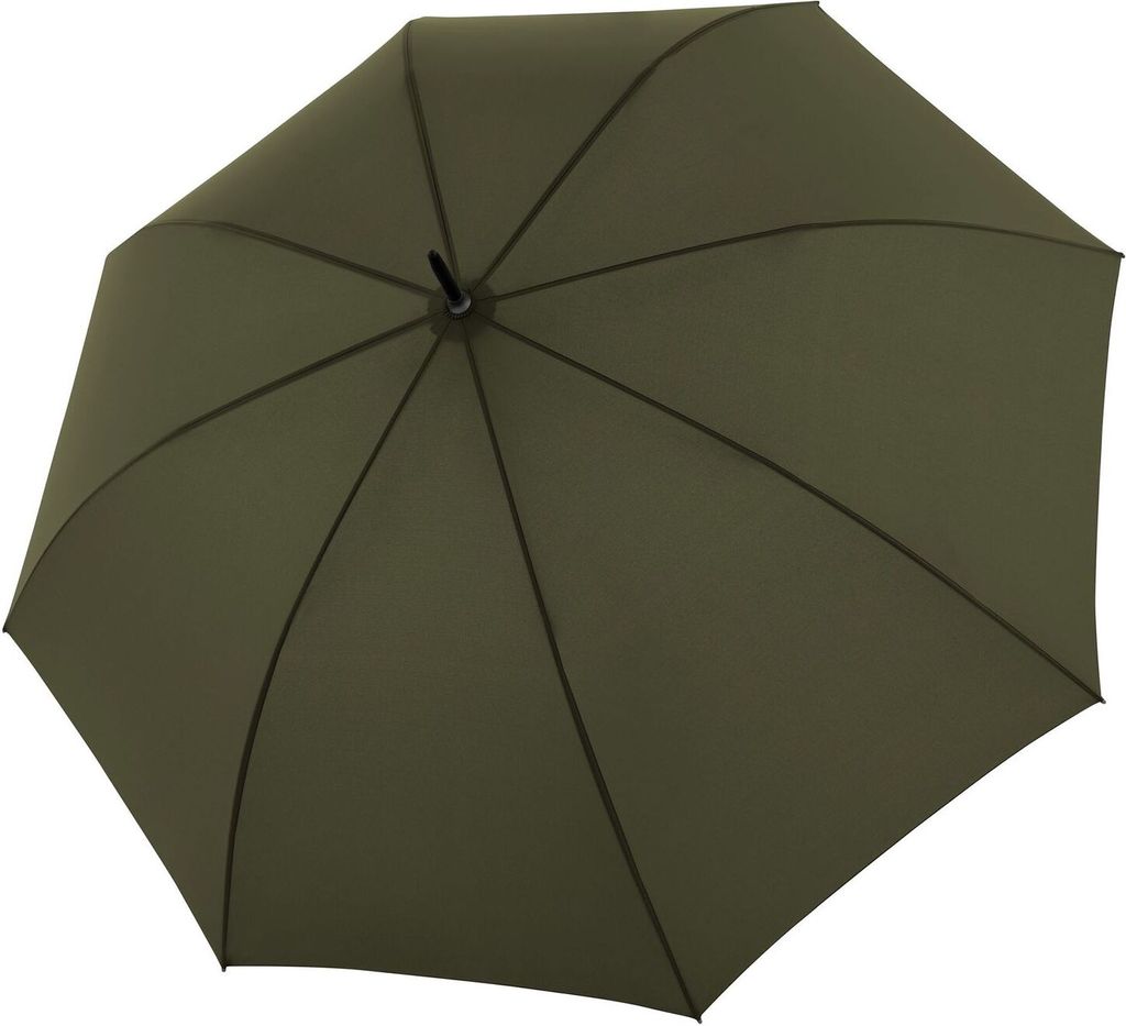 doppler Stockregenschirm Regenschirm Nature Golf AC Deep Olive dunkelgrün