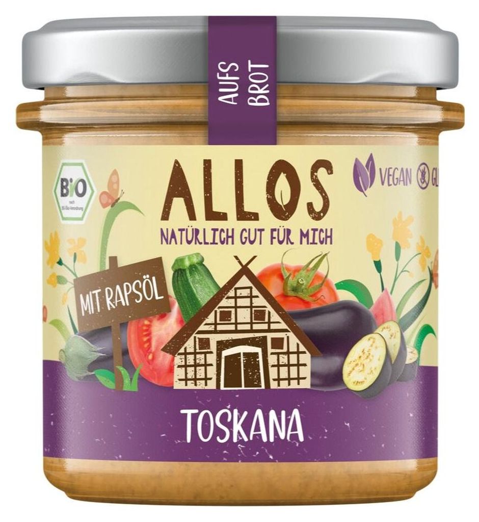 PASTA KREMOWA TOSKANA BEZGLUTENOWA BIO 140 g - ALLOS