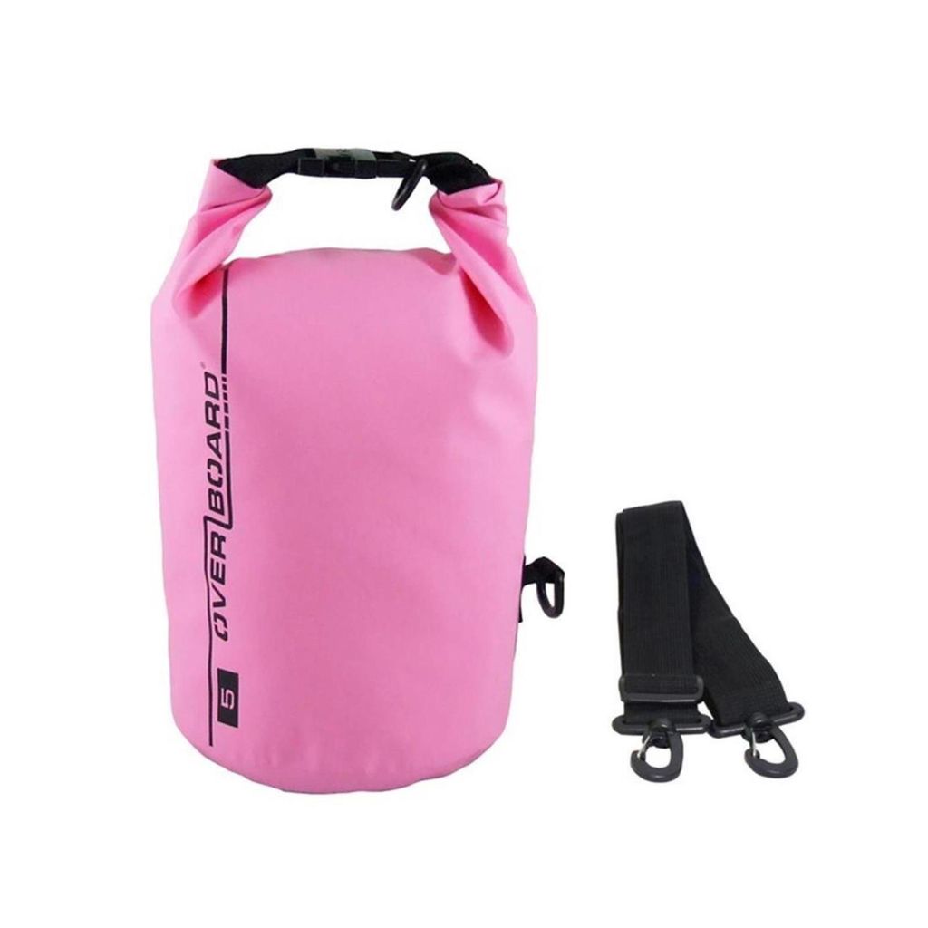 Overboard, Packsack, wasserdichter Packsack 5 Liter Pink,