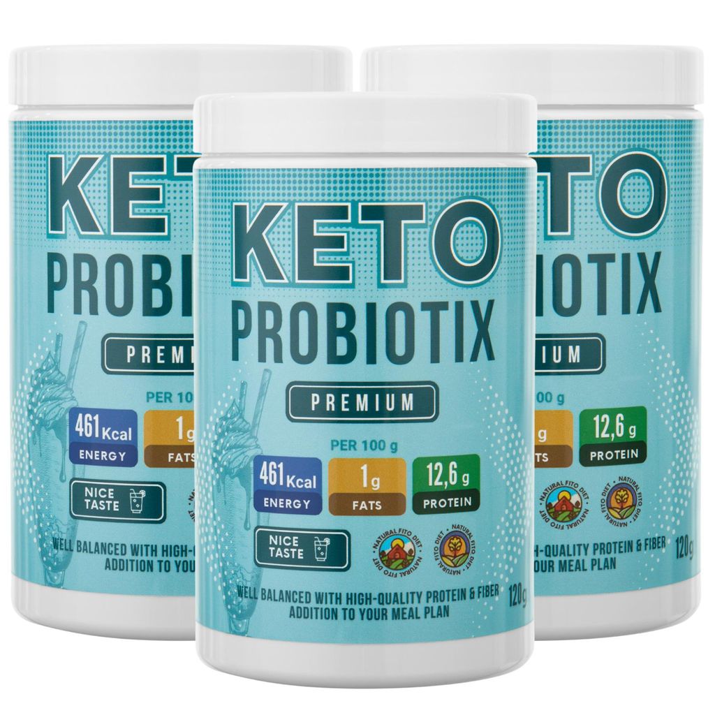 3x Keto Probiotix Powder - Pulver 120 g
