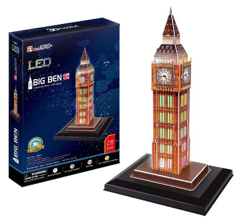 Big Ben 3D-Puzzle Nachtversion 5379 Produktbild 