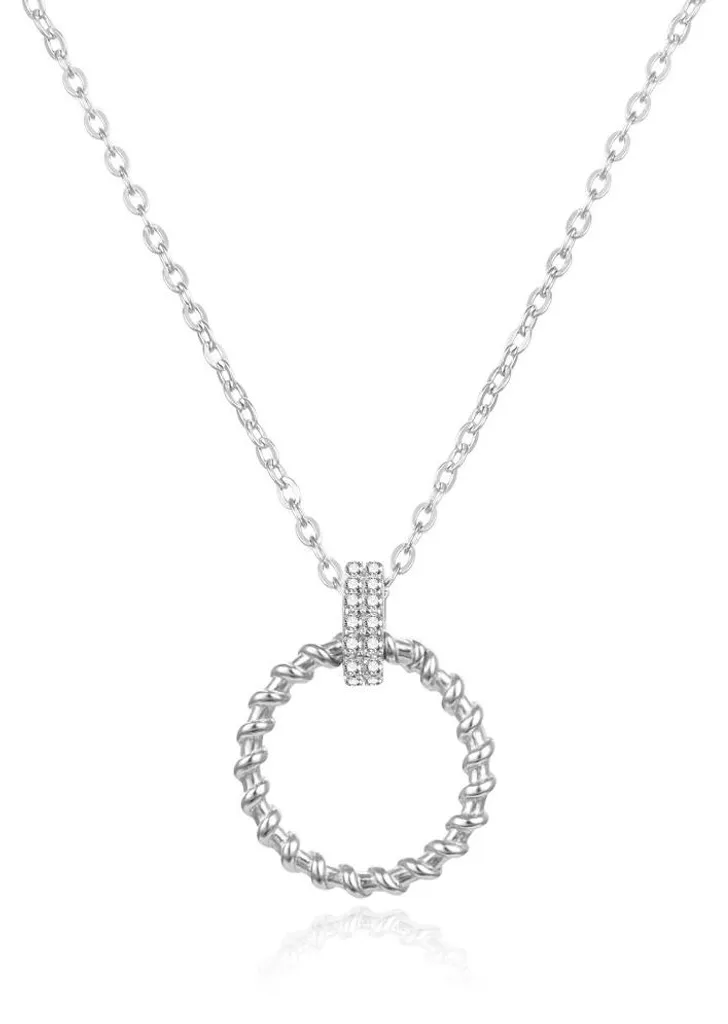 Collier chaîne et pendentif en argent véritable 47cm modèle AGS1504/47