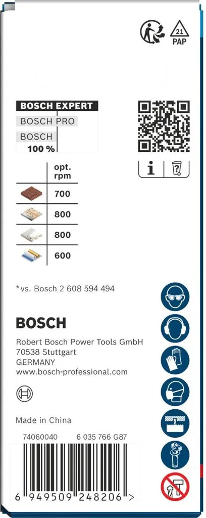 Bosch EXPERT 44mm Sega a Tazza per Muratura | Carburo Power Change