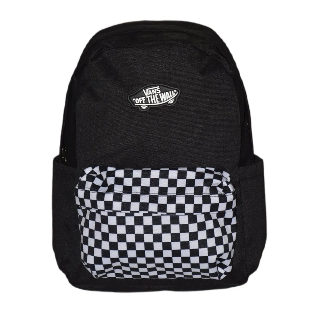 Zaino Vans Bambino Old Skool Grom 18 Litri Checkerboard Nero e Bianco