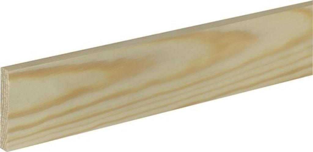 Konsta Rechteckleiste Kiefer roh 900 x 70 x 10 mm