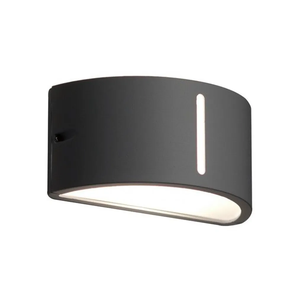 Plafonnier extérieur IP54 étanche BONN Lutec anthracite haute qualité