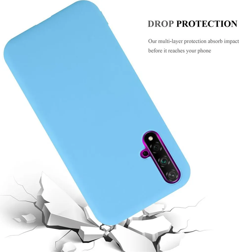 Cover Huawei NOVA 5 PRO Cadorabo Blu - Protezione TPU Flessibile Slim - 9