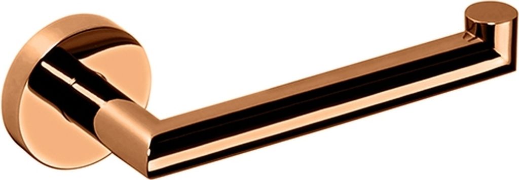 BORAL Papierrollenhalter ohne Deckel Messing Gold Kupfer poliert 70x175x55 mm für Bad & WC >> zum Bohren