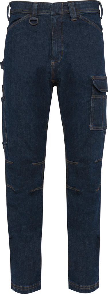 WK. Designed To Work Denim-Herrenhose mit mehreren Taschen