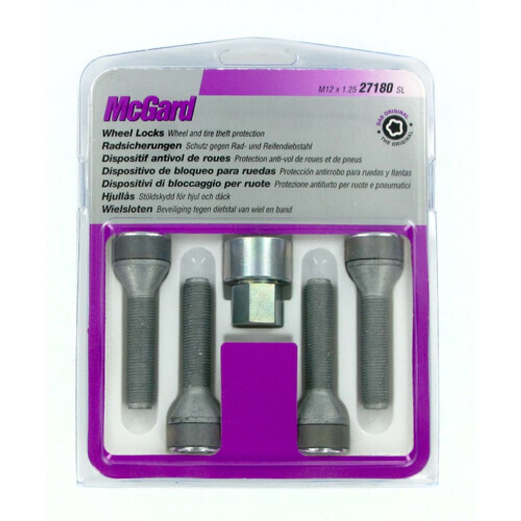 McGard Ultra High Security Muttern- Schrauben-Set A080 4 Stück Drehende Rüstung