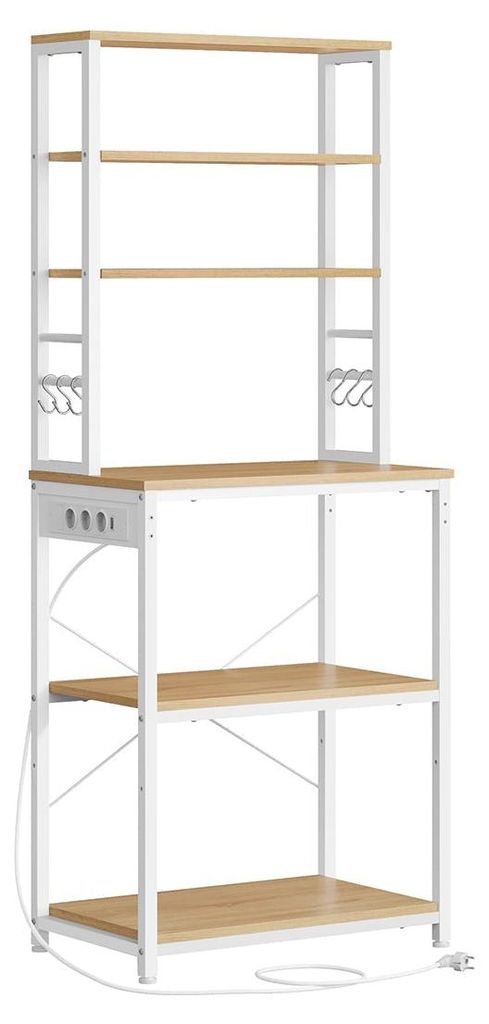 Kuchyňská polička s zásuvkami – 40 x 60 x 167 cm, Obrázek produktu 