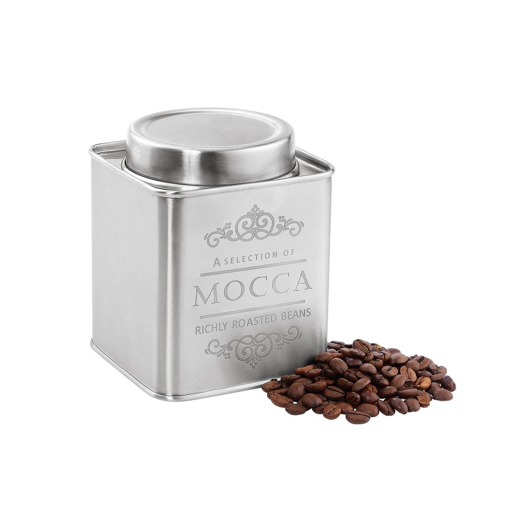 Zassenhaus Vorratsdose Mocca Edelstahl 250 g