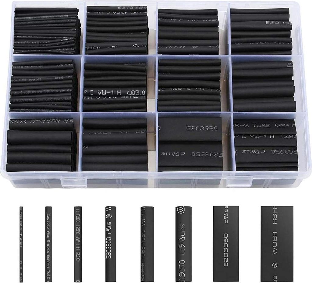 Schrumpfschlauch Set, 650 Stück, Isolierung Für Kabel Und Drahtschlüsse