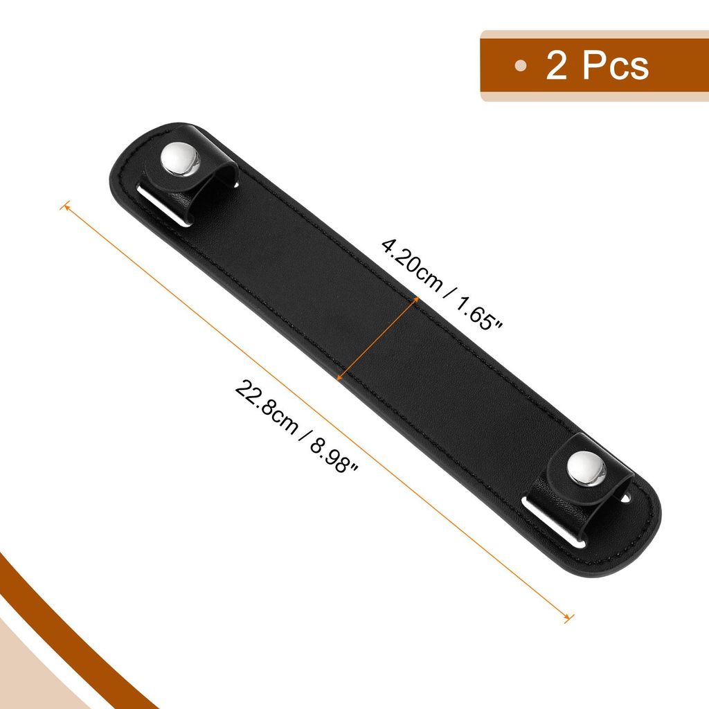 2 Stš¹ck Schulterpolster 22,8x4,2cm(LxW) Leder Schultergurt Polster, Abnehmbare Rutschfeste Gurtabdeckungen Taschenzubeh?r fš¹r Tragetaschen Ru...