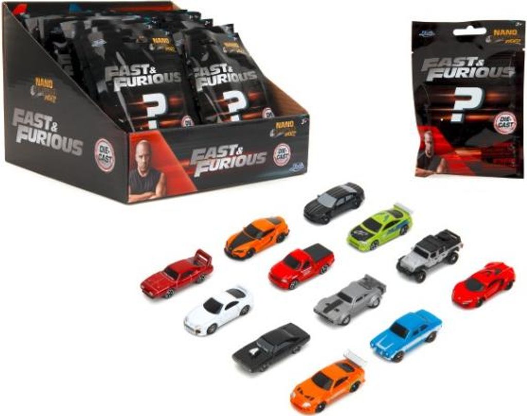 Fast & Furious Jada model samochodu metalowy 4 cm Immagine del prodotto 