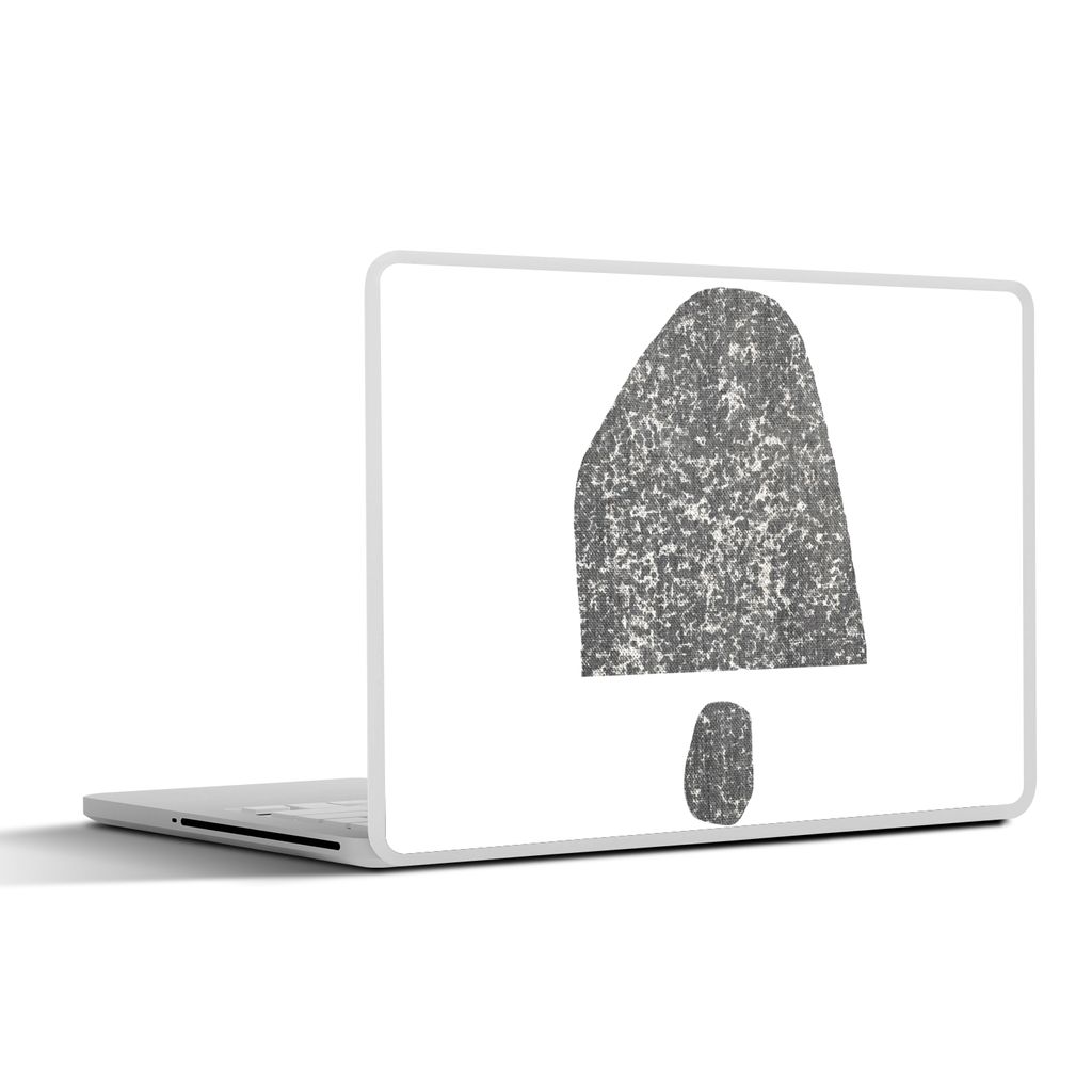 MuchoWow Laptop Aufkleber Sticker Cover Minimalismus - Abstrakt - Design 31x22.5 cm - Laptop-Deko