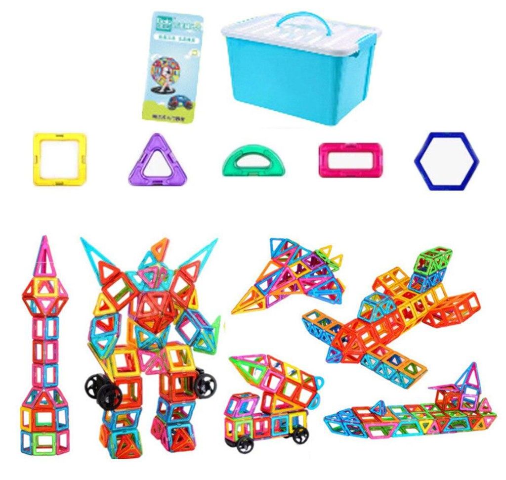 Magnetische Bausteine 118 Teile mini Magnet Spielzeug Kinder DIY Magnetspielzeug Magnet Spielzeug Lernspielzeug Geburtstag Vorschule Kinder Kleinki...
