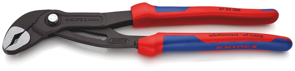 KNIPEX Cobra Wasserpumpenzange mit Mehrkomponenten-Hüllen Produktbild 