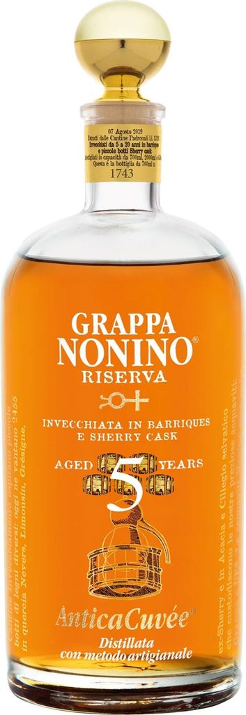 Nonino Anticacuvée Riserva 5 Jahre | 43 % vol | 0,7 l Produktbild 