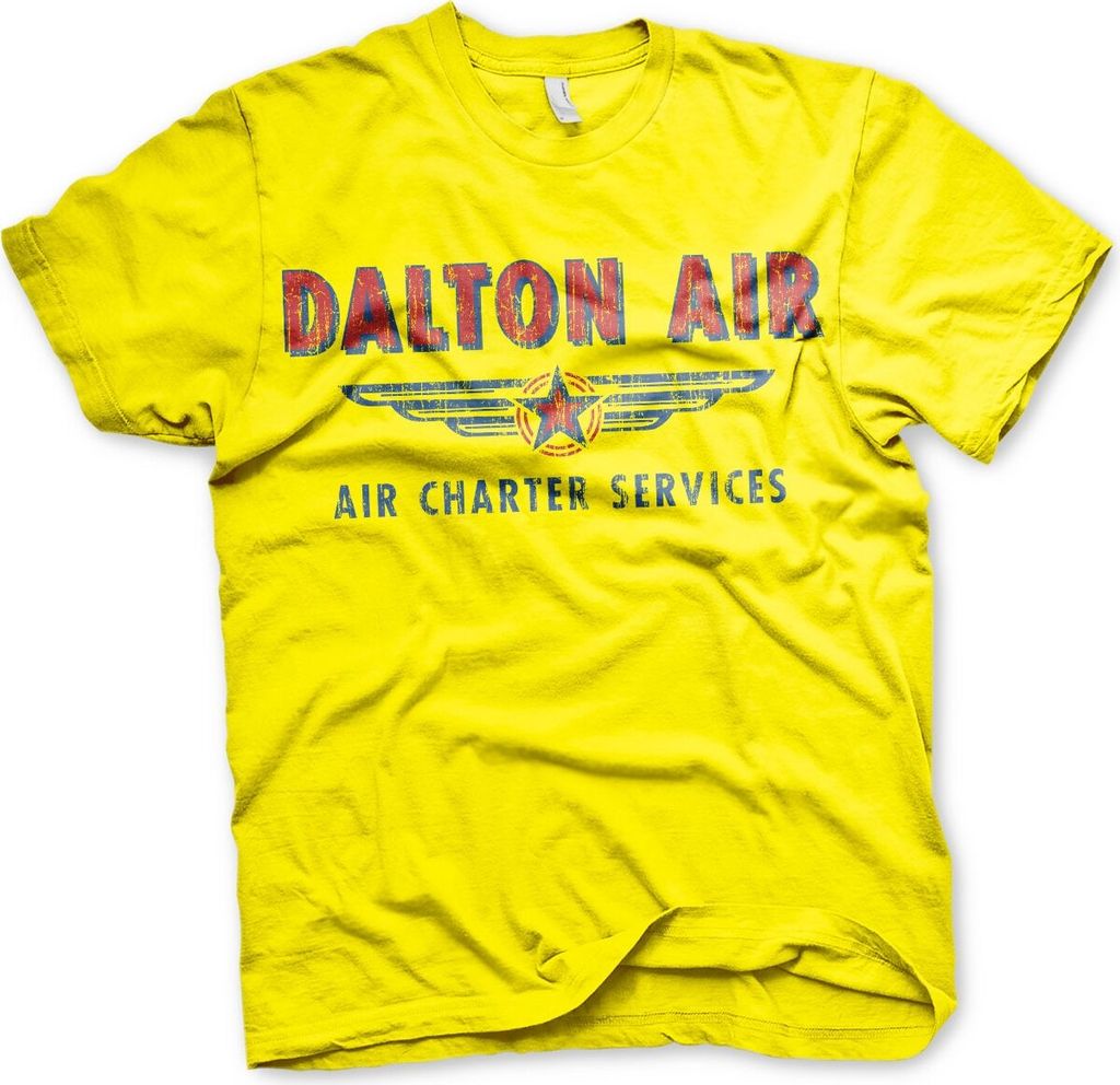 Daltons Air Charter Service T-Shirt - Small - Yellow
