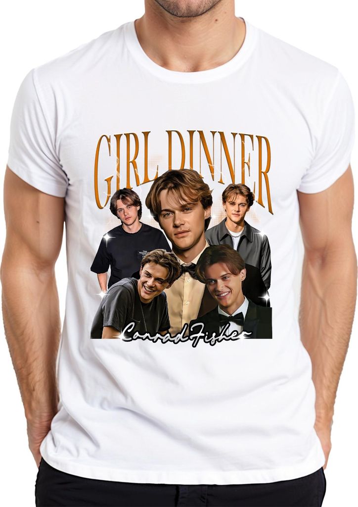 Girl Dinner Conrad Fischer The Summer I Turned Pretty 90s Bootleg Herren T-Shirt, Weiß, M
