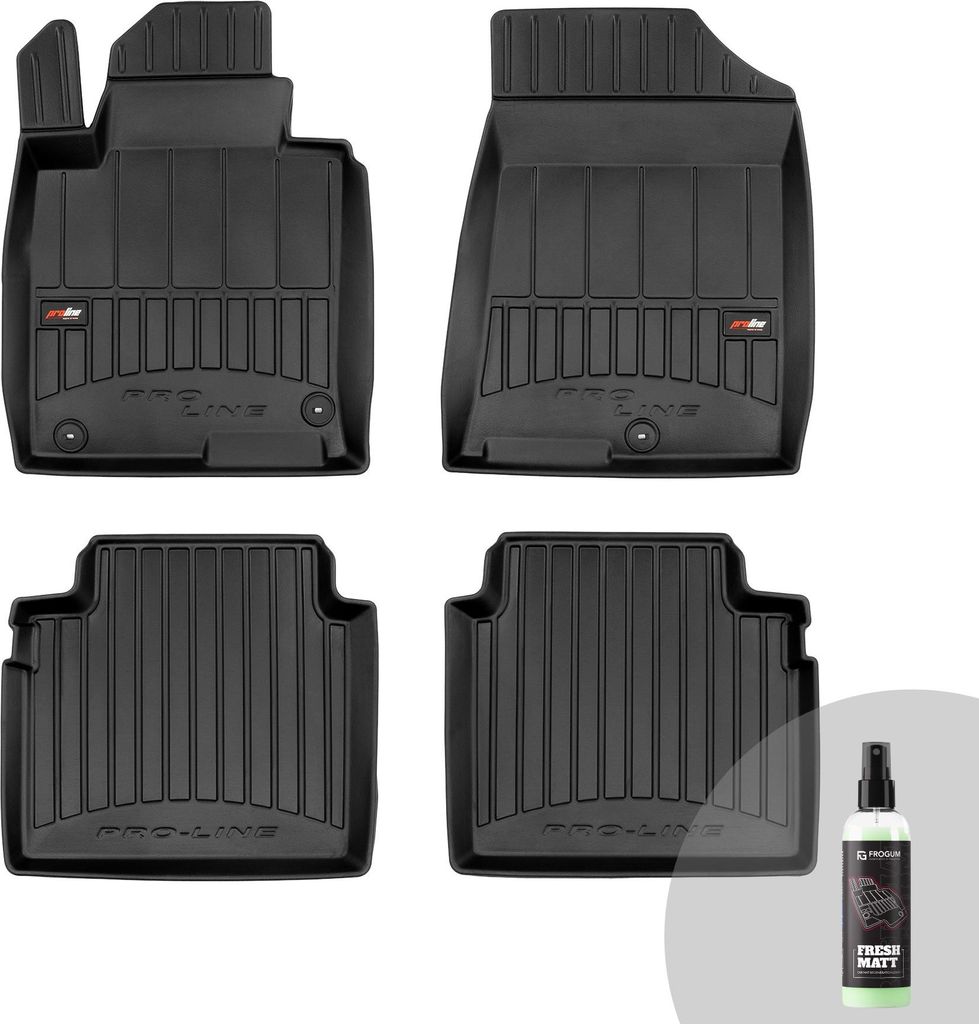 FROGUM ProLine 3D Gummimatten Exklusiven Auto Fußmatten Autofussmatten für Kia Optima IV 2015-2020