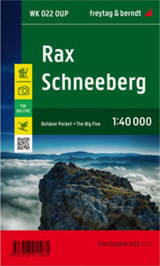 Randonnée Rax - Schneeberg 1:40 000 avec guide Outdoor Pocket