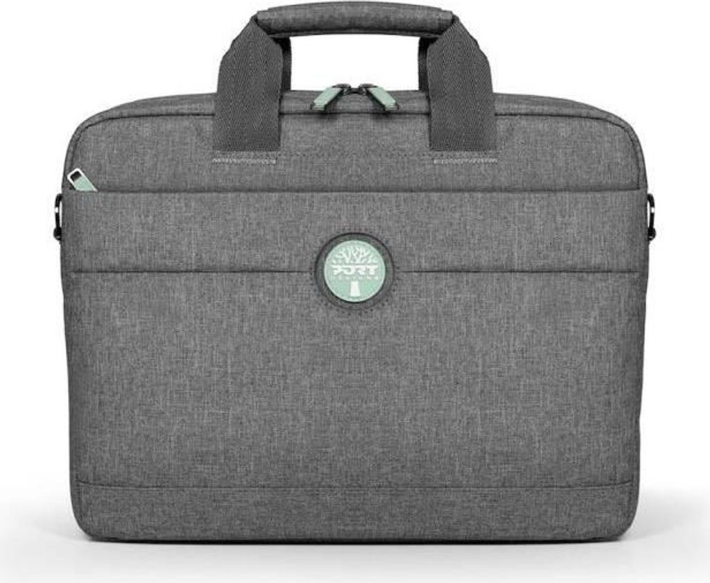 Laptoptasche, PORT DESIGNS ECO YOSEMITE, 15.6 Zoll, Grau, Recyceltes Material